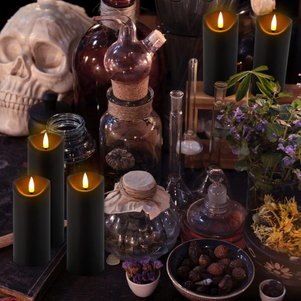 Flickering Flameless Pillar Candles
