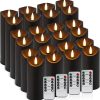Flickering Flameless Pillar Candles